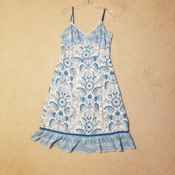 Silk 'date night' dress with beading at neckline. - Picture 1 of 3